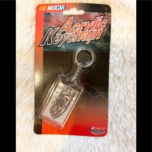 vintage nascar keychain in package Dale Earnhardt